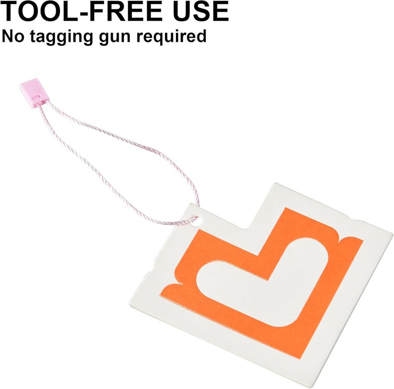 MGTECH 3000Pcs 7 Inch Hang Tag Strings, Retail Price Hang Tag String Fasteners, Pink - Image 2